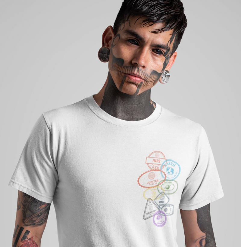 Camiseta Passaporte Interplanetário