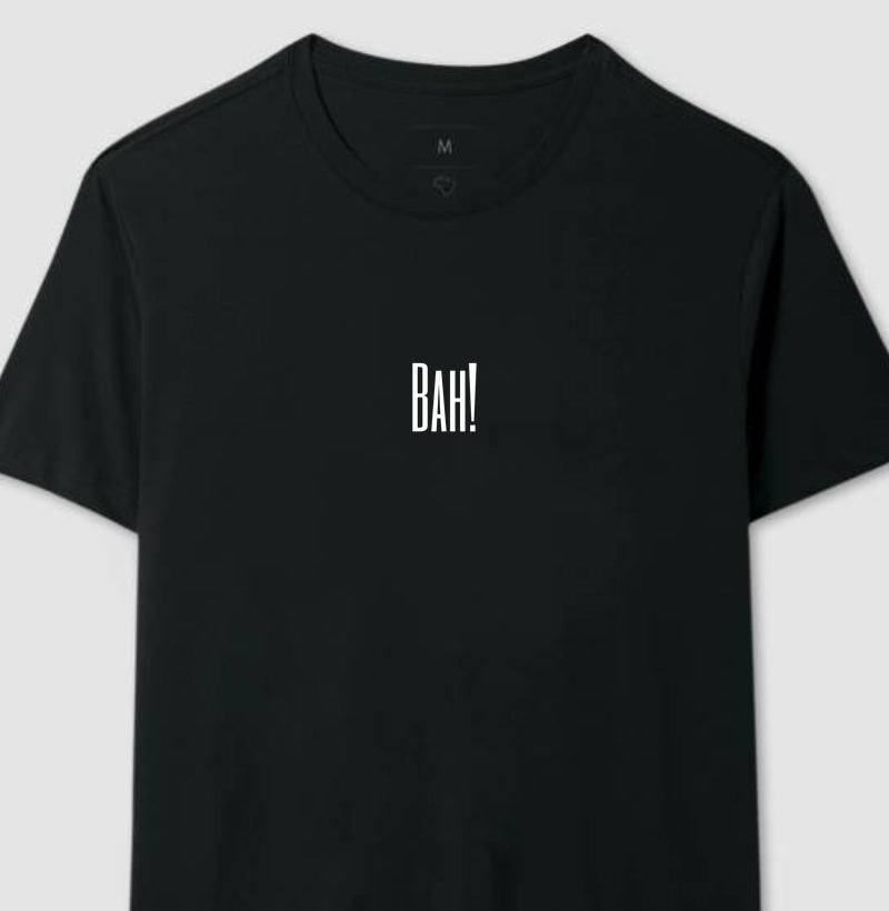 Camiseta Bah! minimalista