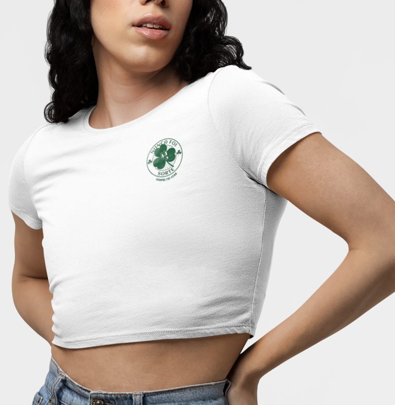 Cropped Nunca foi Sorte