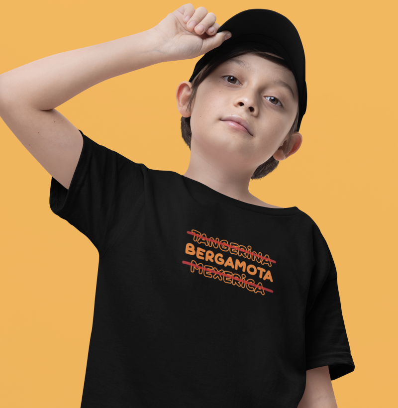 Camiseta Infantil Bergamota