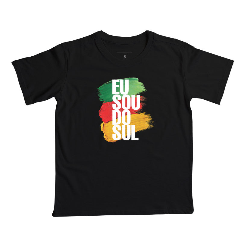 Camiseta Infantil Eu sou do Sul