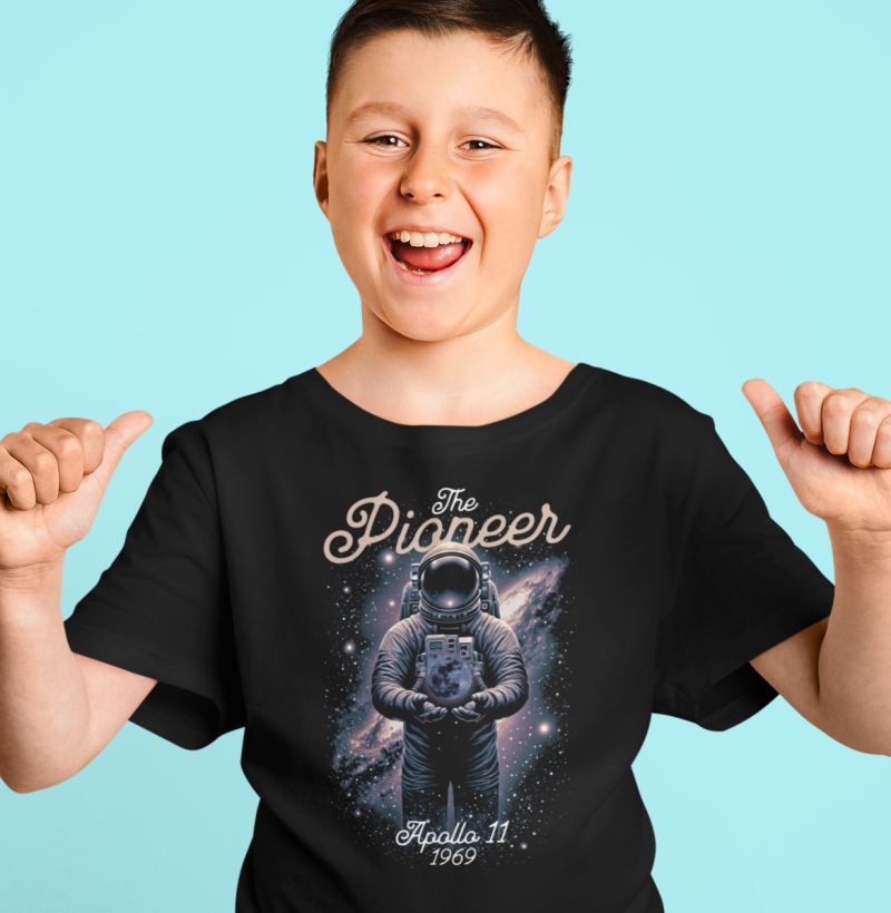 Camiseta Infantil Apollo 11