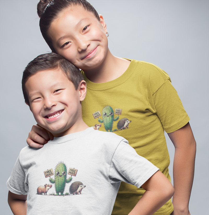 Camiseta Infantil Free Hugs